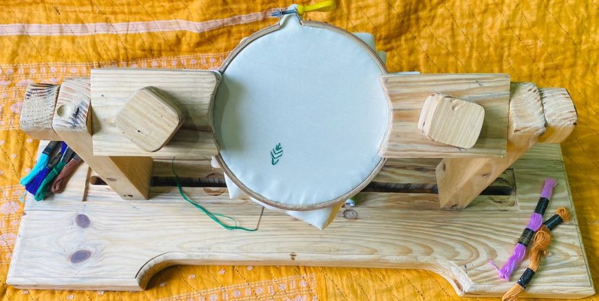 Hand Embroidery Stand/ Hoop/ হ্যান্ড এমব্রয়ডারি স্টান্ড